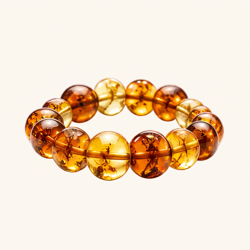 Margaret's Amber bead bracelet