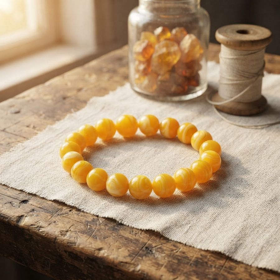 Margaret's Amber™ Tide Honey Amber Bracelet