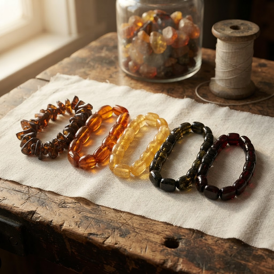 Margaret's Amber™ Ivy Raw Amber Bracelet