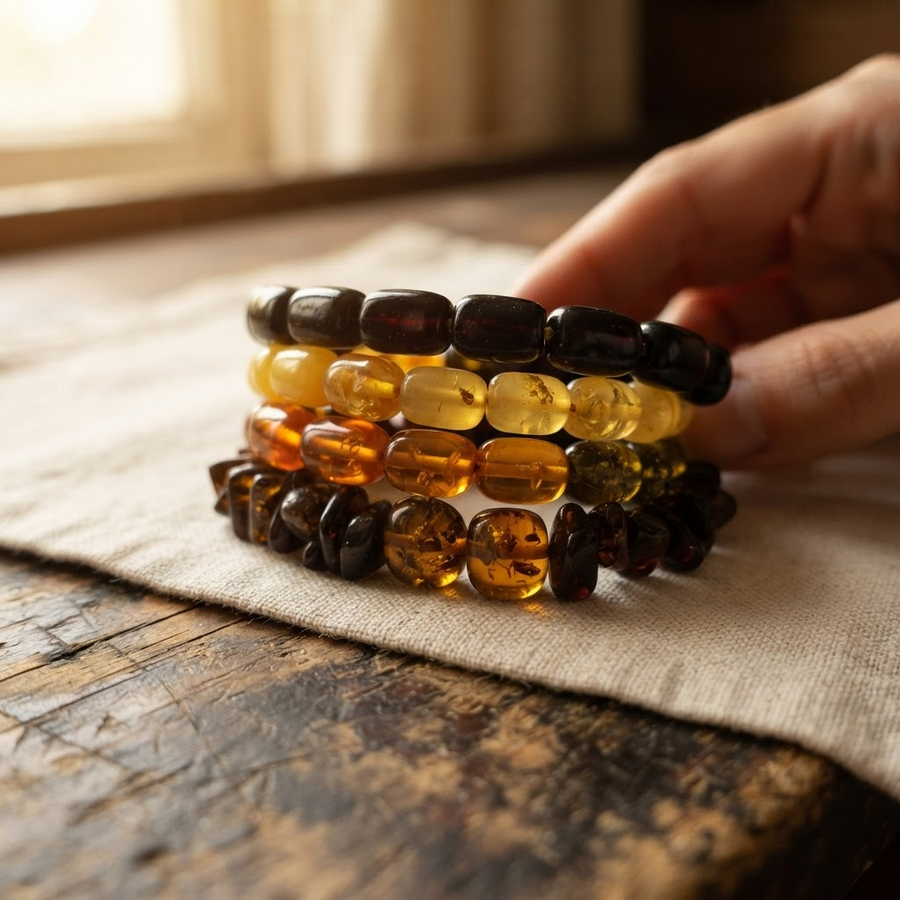 Margaret's Amber™ Ivy Raw Amber Bracelet