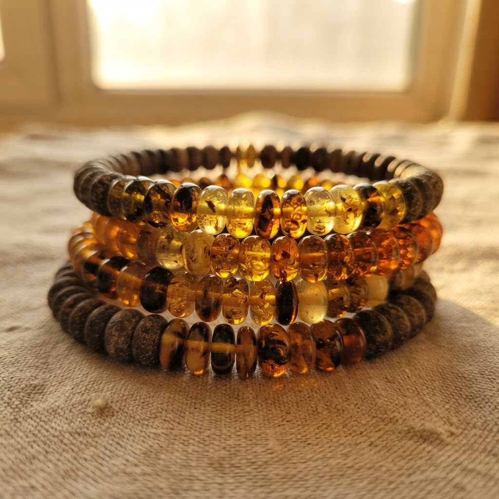 Margaret's Amber™ Ember Forest Raw Amber Bracelet