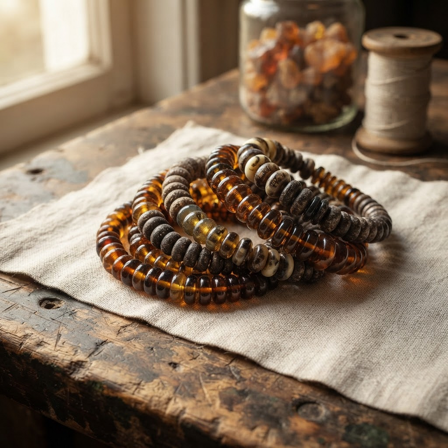Margaret's Amber™ Ember Forest Raw Amber Bracelet