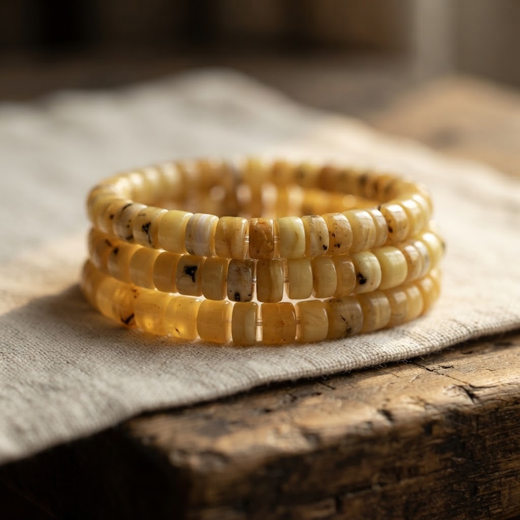Margaret's Amber™ Thistle Amber Bracelet