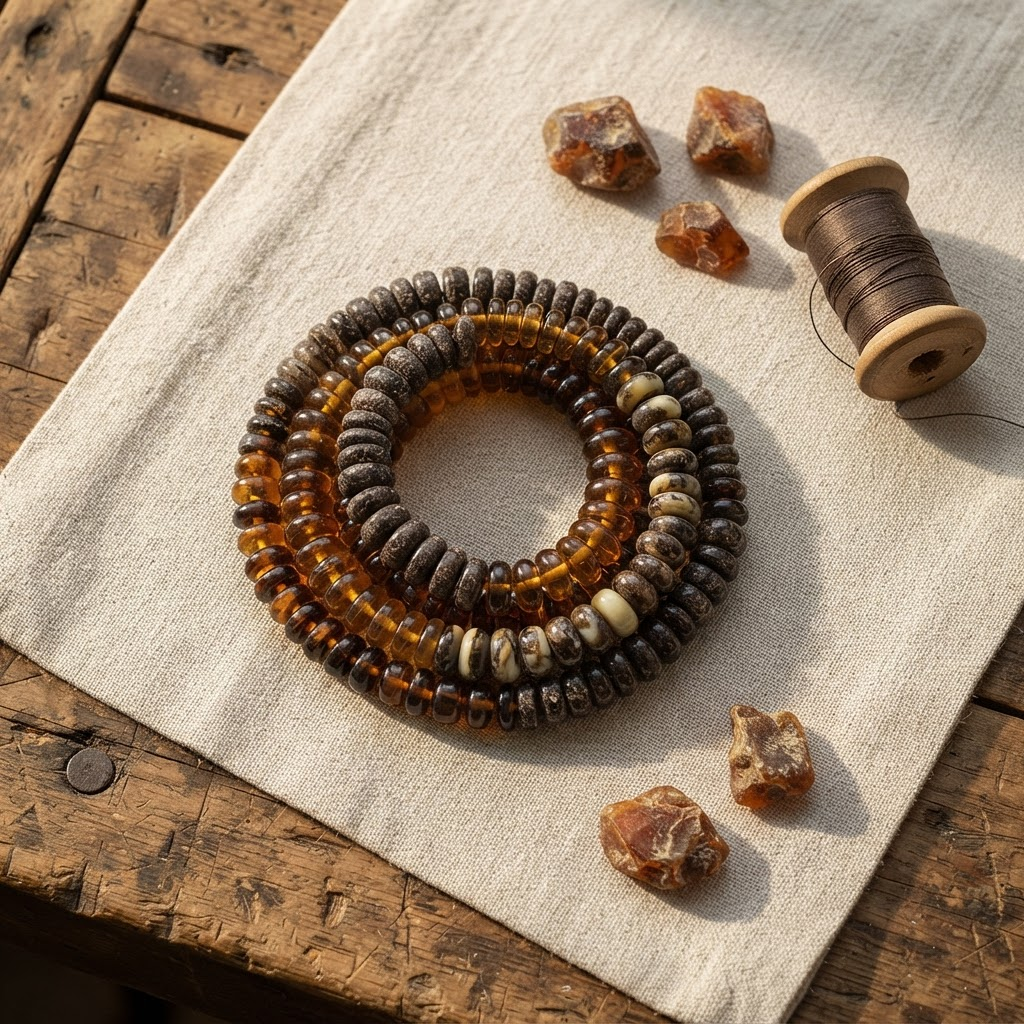 Margaret's Amber™ Ember Forest Raw Amber Bracelet