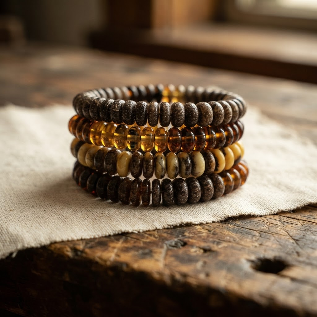 Margaret's Amber™ Ember Forest Raw Amber Bracelet