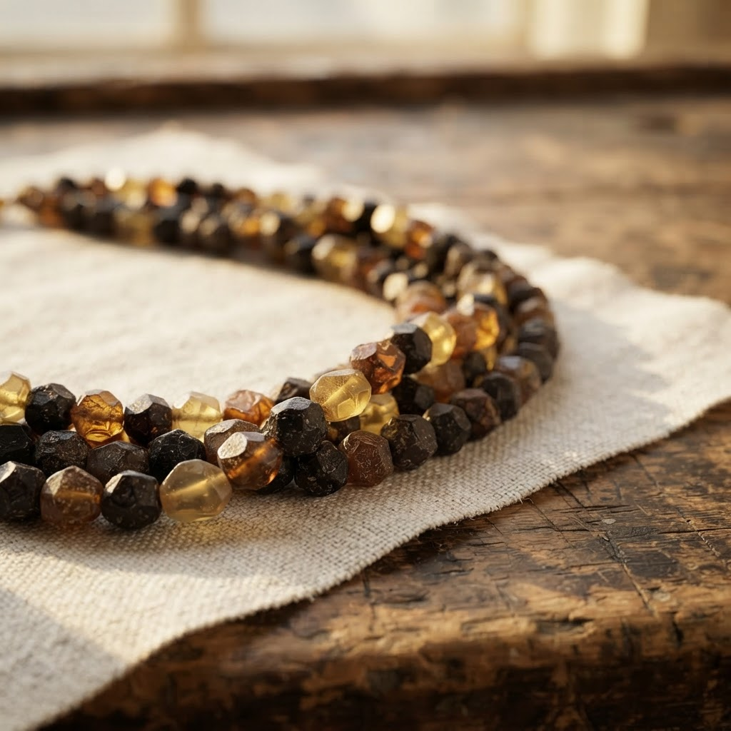 Margaret's Amber™ Calm Faceted Amber Necklace