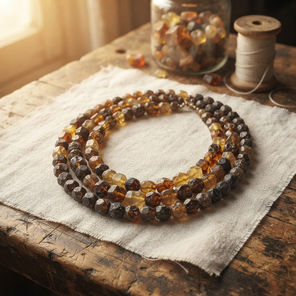 Margaret's Amber™ Calm Faceted Amber Necklace