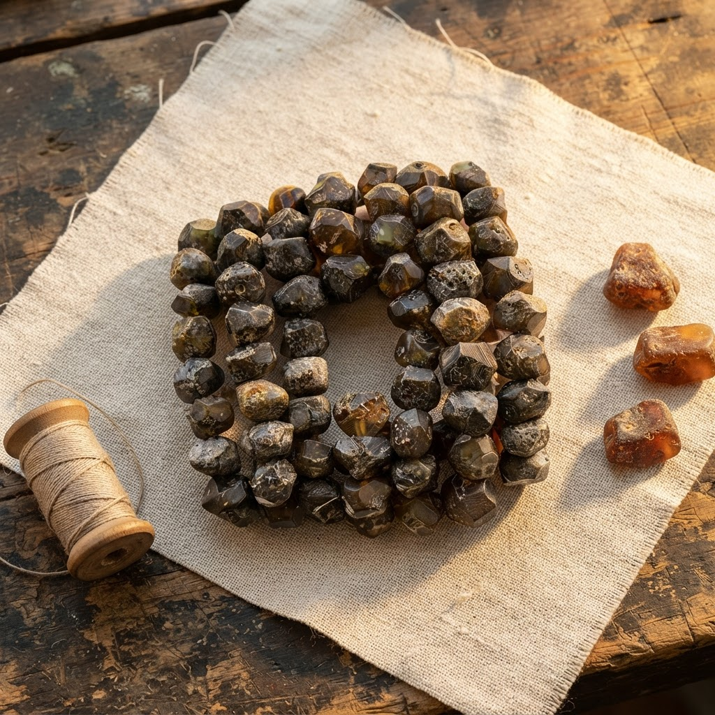Margaret's Amber™ Vesper Midnight Faceted Amber Bracelet