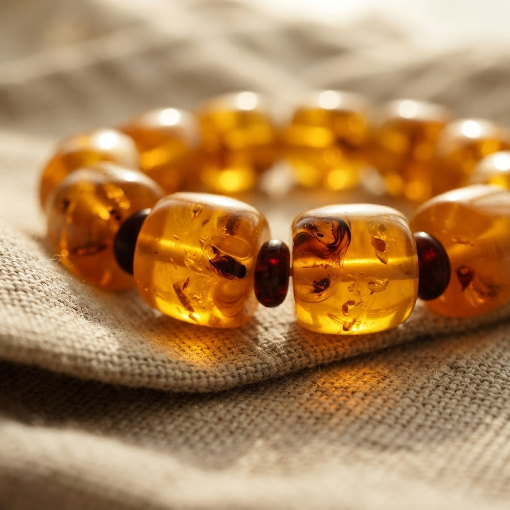 Margaret's Amber™ Lamp Honey Barrel Amber Bracelet