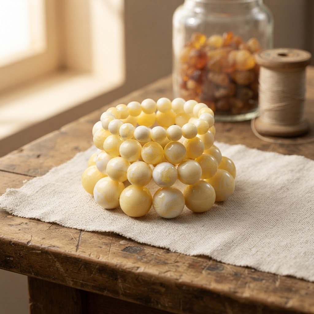 Margaret's Amber™ Nell Royal White Amber Bracelet
