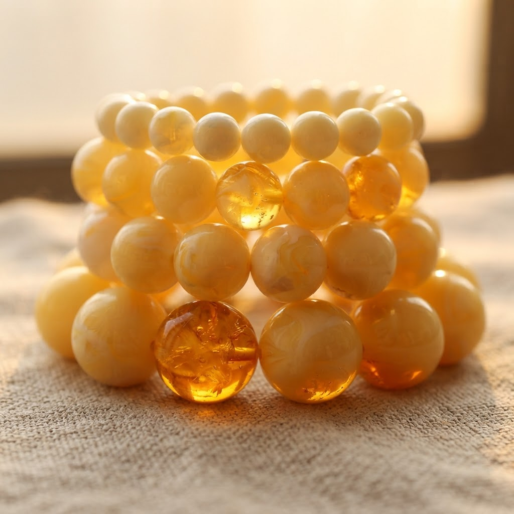 Margaret's Amber™ Nell Royal White Amber Bracelet