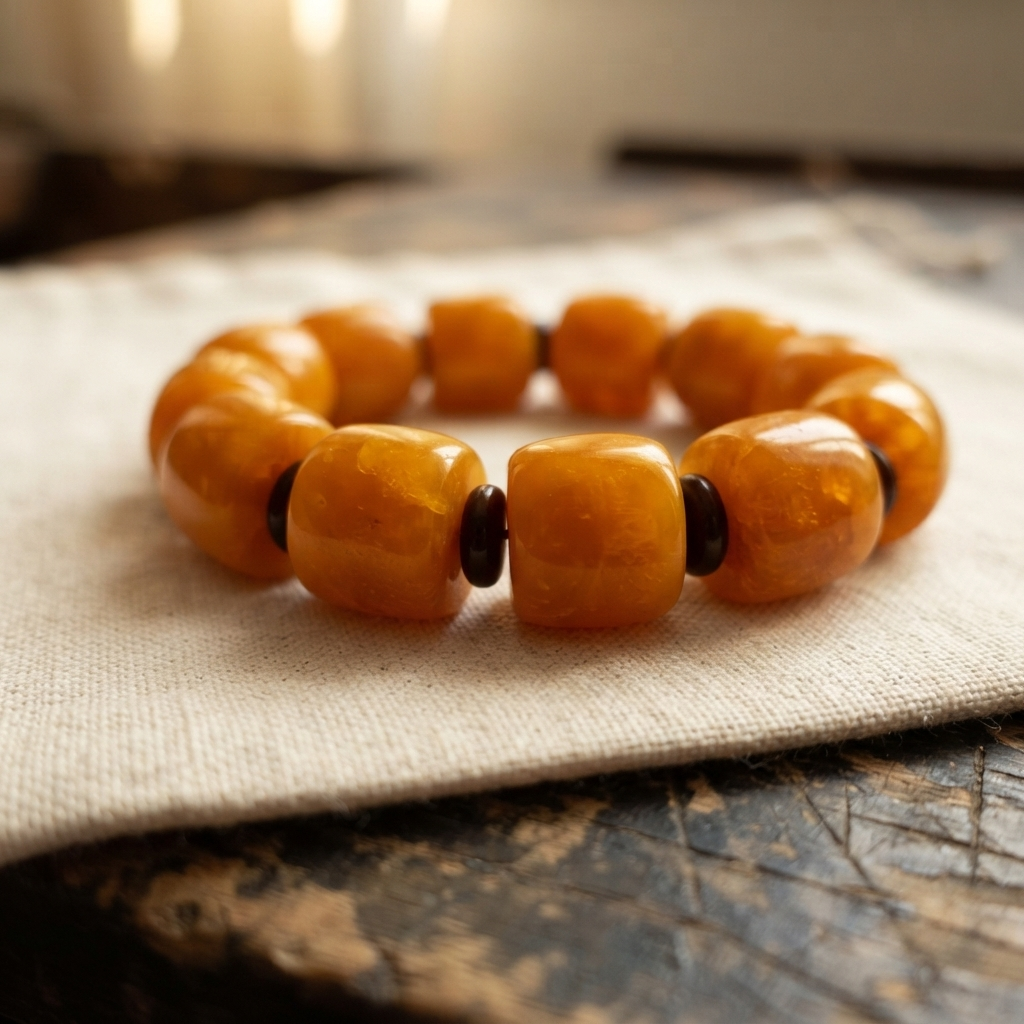 Margaret's Amber™ Lamp Honey Barrel Amber Bracelet