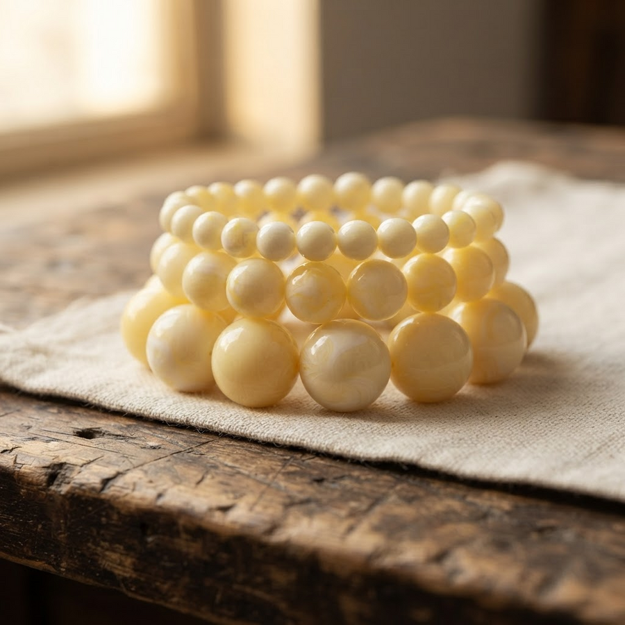Margaret's Amber™ Nell Royal White Amber Bracelet