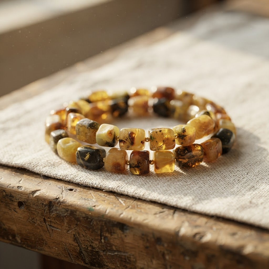 Margaret's Amber™ Dell Royal White Amber Bracelet