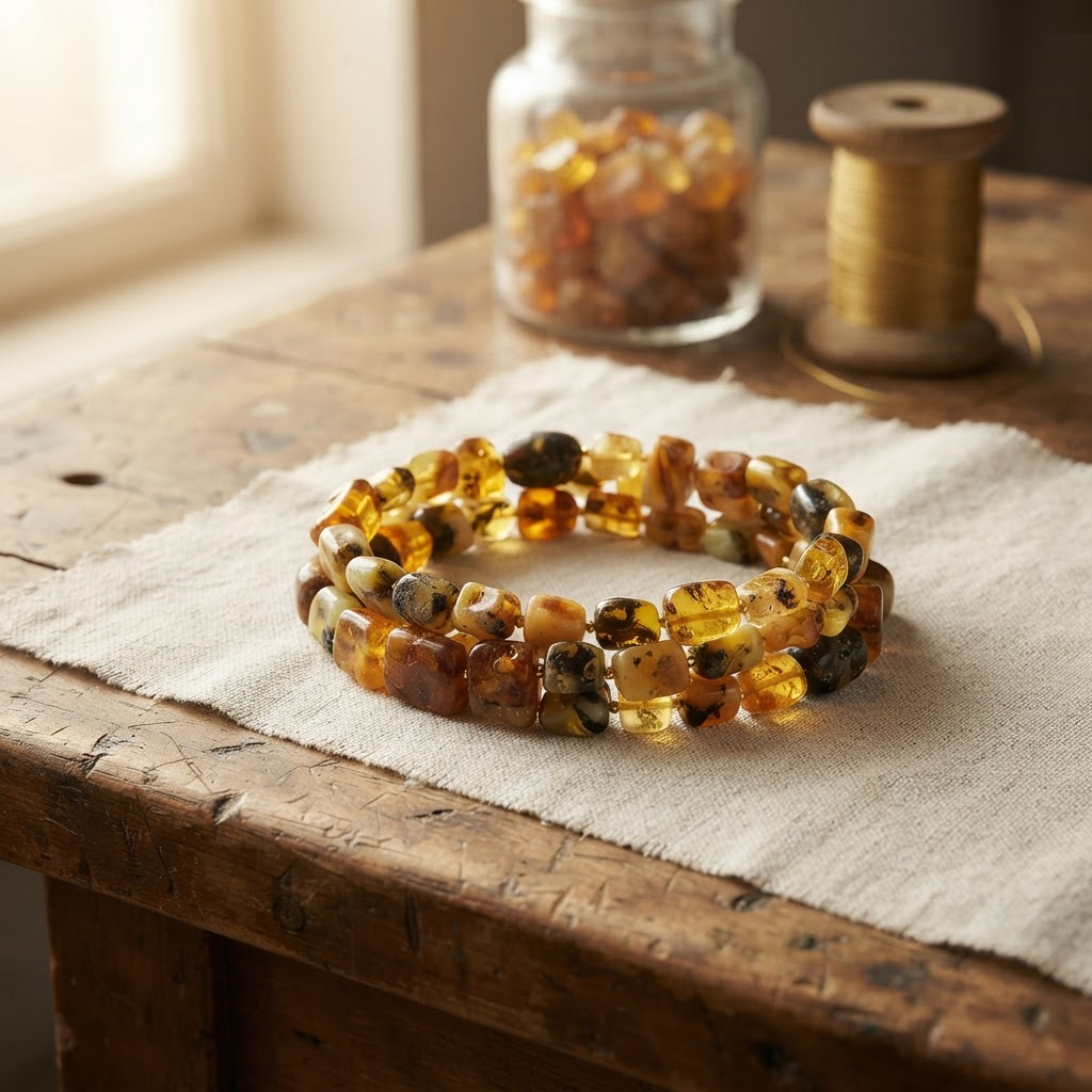 Margaret's Amber™ Dell Royal White Amber Bracelet