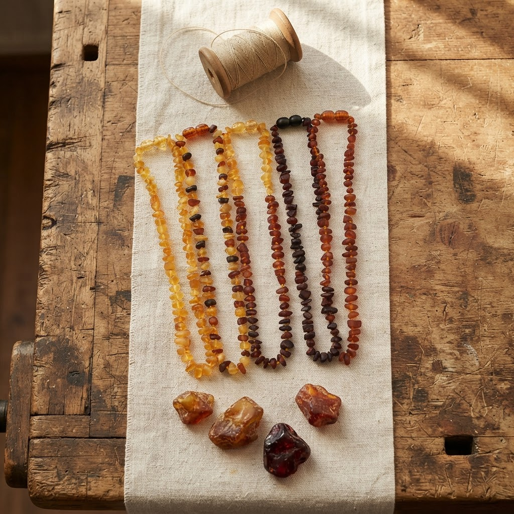 Margaret's Amber™ Dawn Raw Amber Necklace