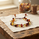 Margaret's Amber™ Fern Amber Anklet