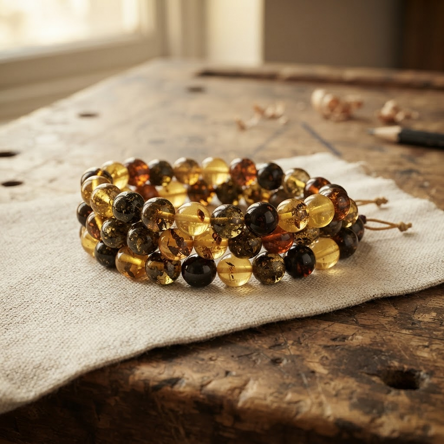 Margaret's Amber™ Hearth Wildflower Amber Bracelet