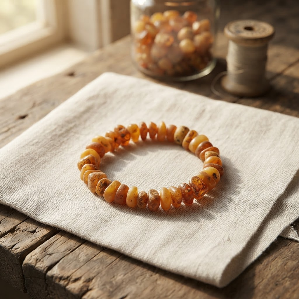 Margaret's Amber™ Moor Amber Anklet