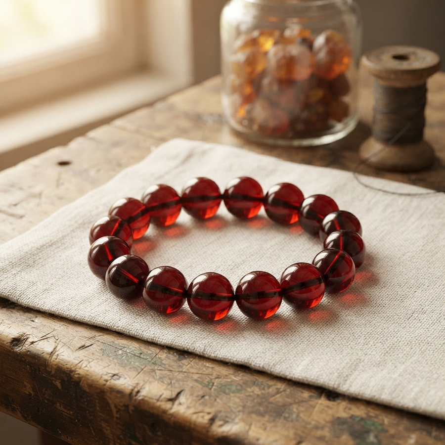 Margaret's Amber™ Larch Cherry Amber Bracelet
