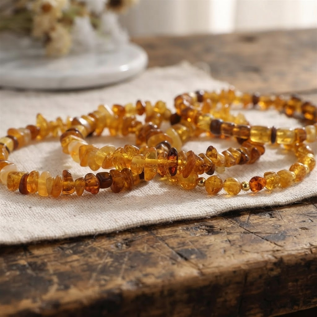 Margaret's Amber™ Nutmeg Raw Amber Bracelet