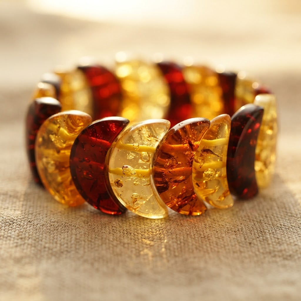 Margaret's Amber™ Hush Rainbow Amber Bracelet