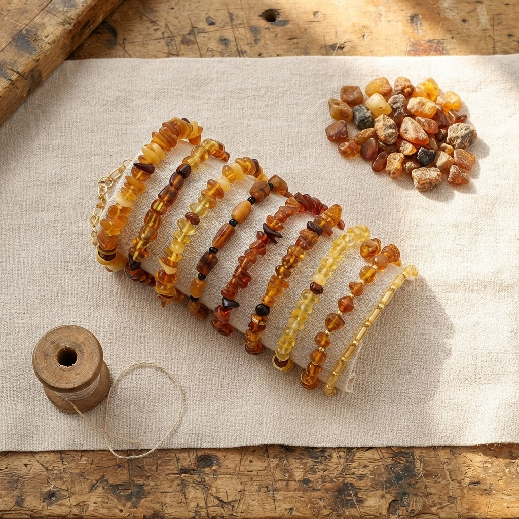 Margaret's Amber™ Wren Honey Amber Bracelet