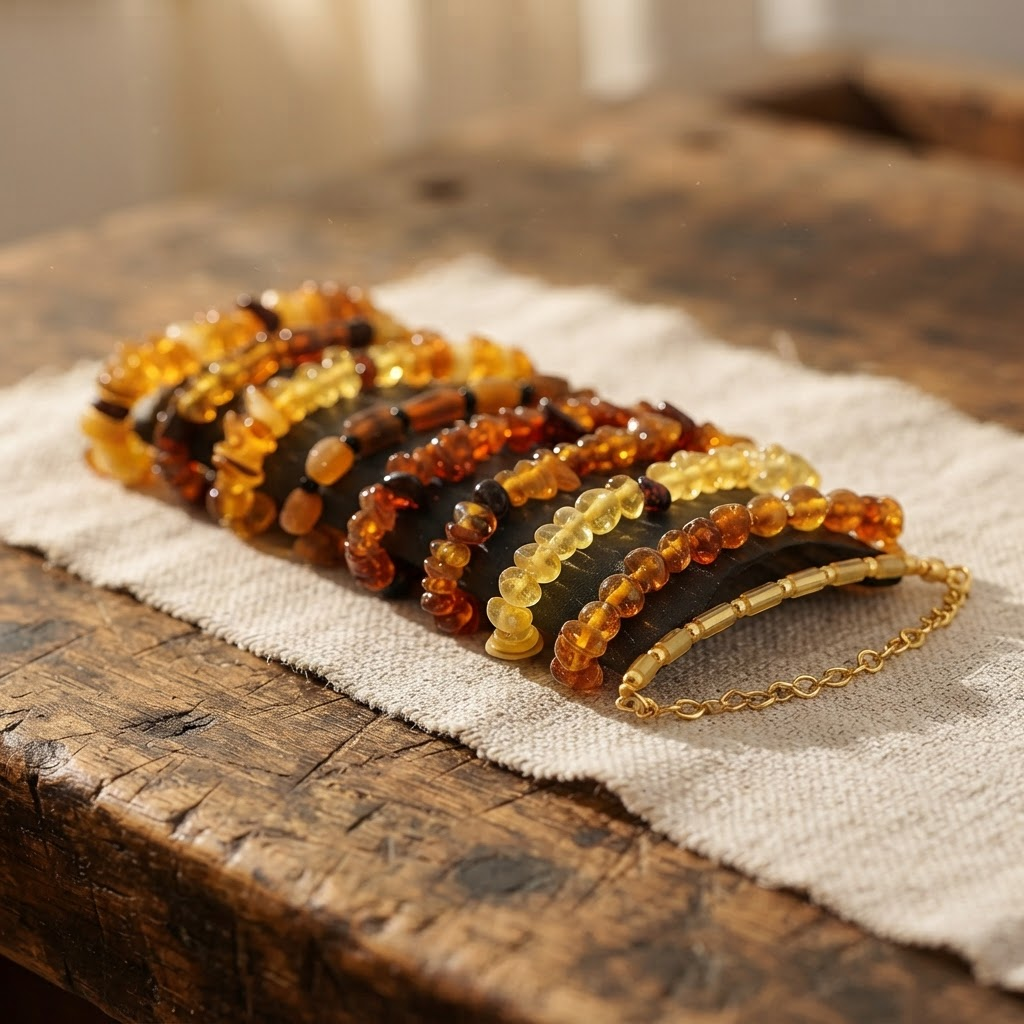 Margaret's Amber™ Wren Honey Amber Bracelet