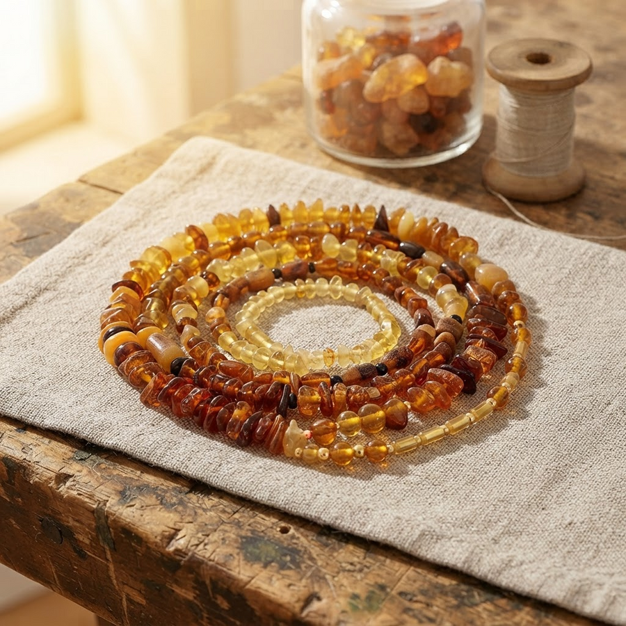 Margaret's Amber™ Wren Honey Amber Bracelet