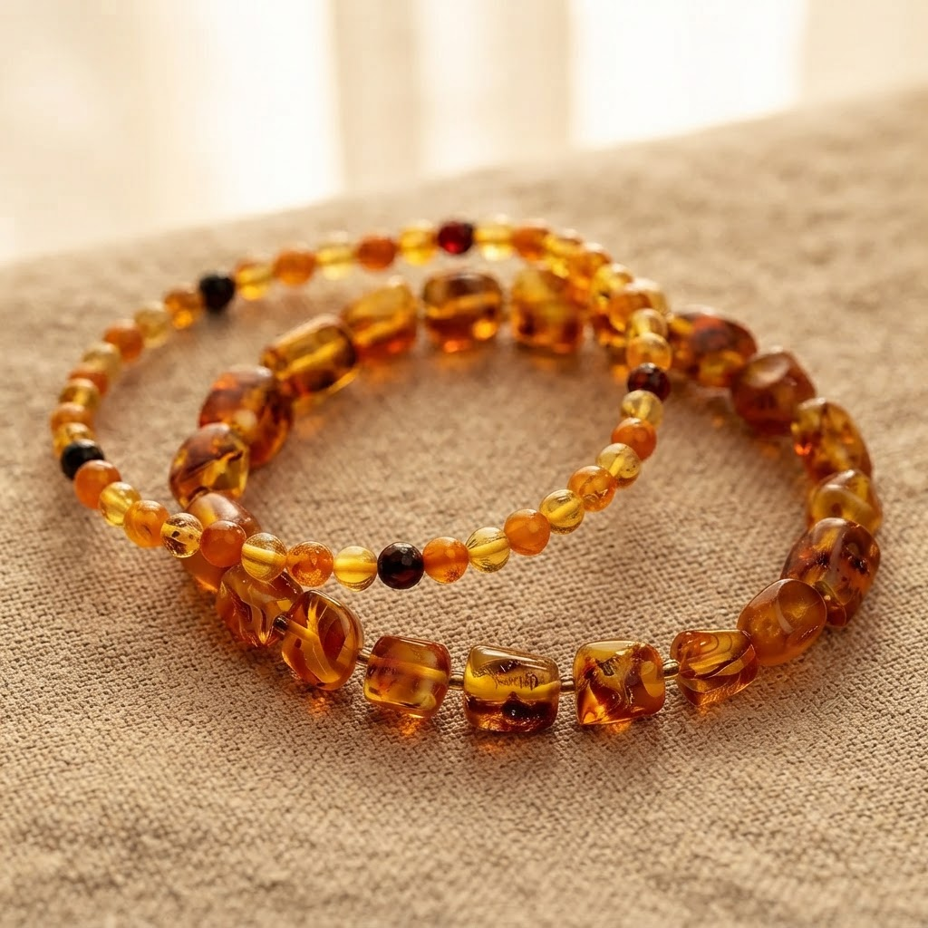 Margaret's Amber™ Cinder Honey Amber Bracelet
