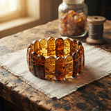 Margaret's Amber™ Solace Wide Amber Bracelet