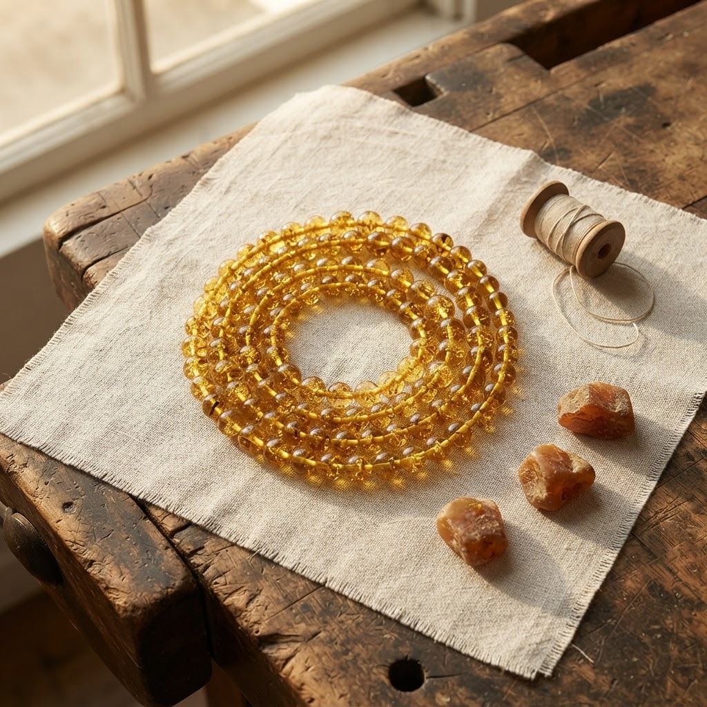 Margaret's Amber™ Dovetail Piebald Amber Bracelet