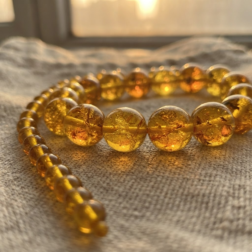 Margaret's Amber™ Dovetail Piebald Amber Bracelet