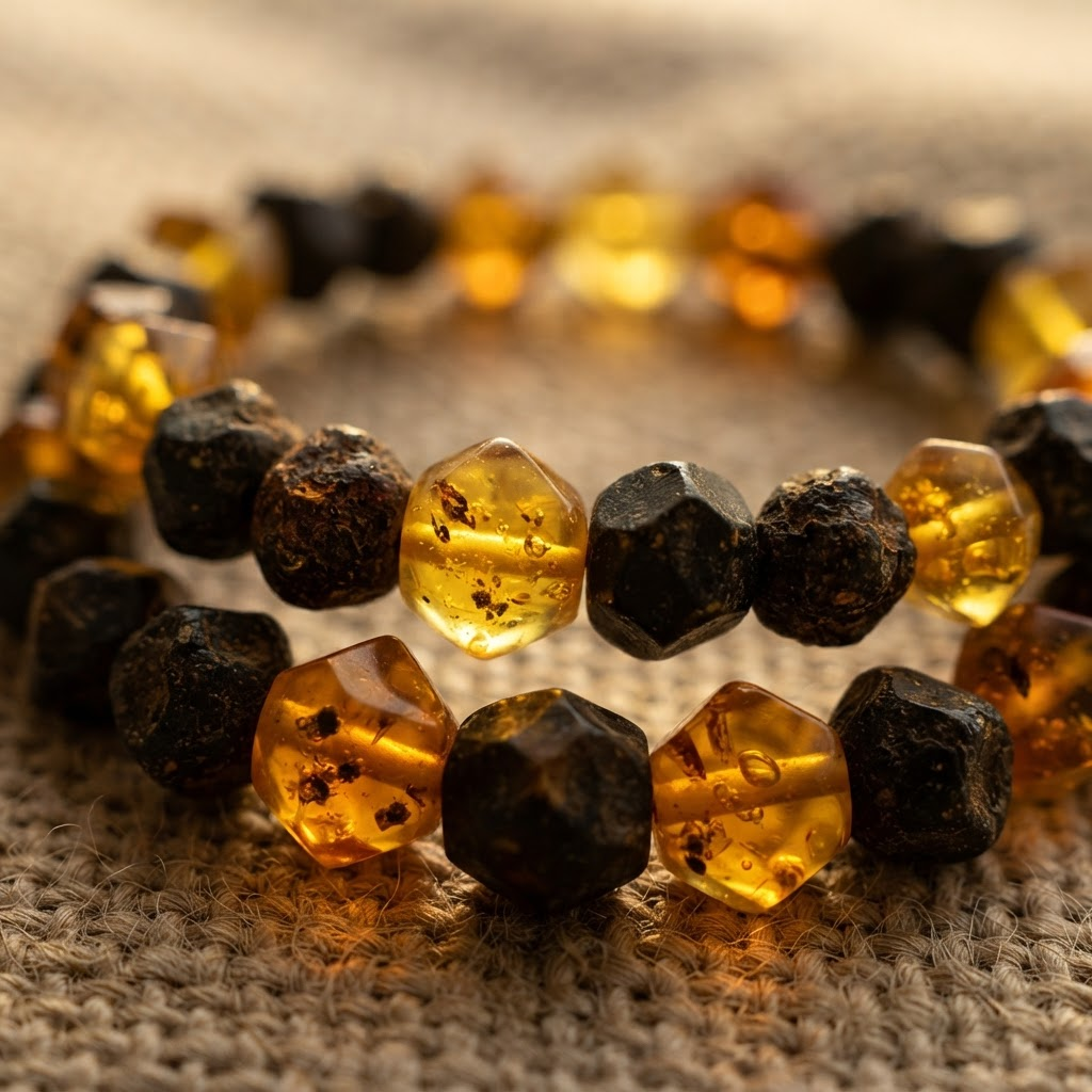 Margaret's Amber™ Lumen Midnight Amber Bracelet