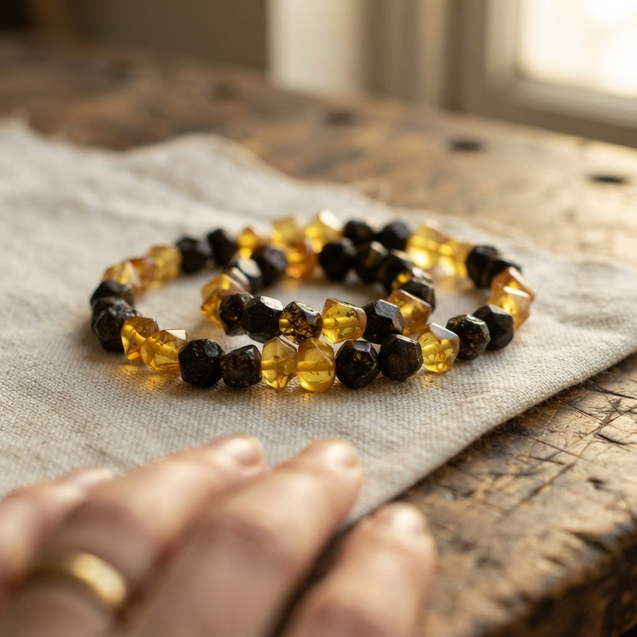 Margaret's Amber™ Lumen Midnight Amber Bracelet