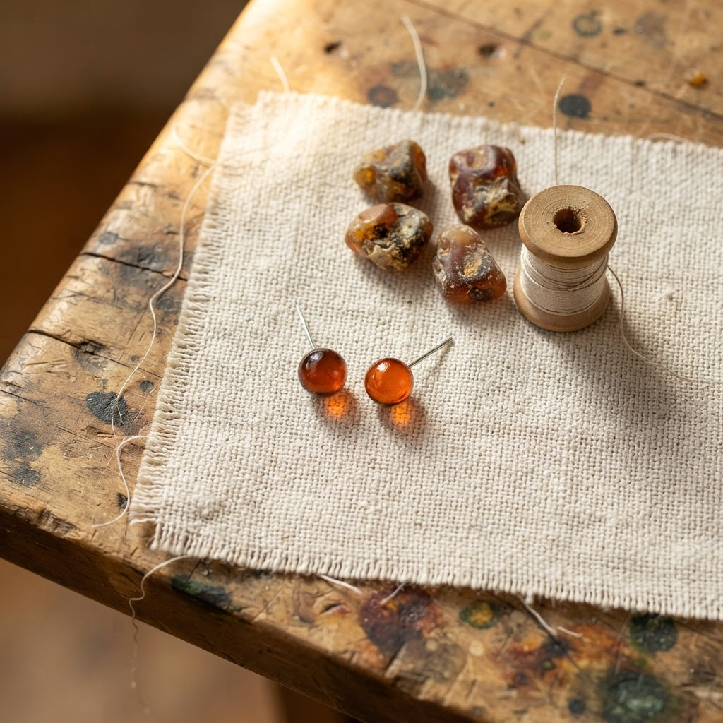 Margaret's Amber™ Tallow Amber Earrings