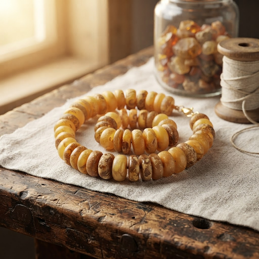 Margaret's Amber™ Halo Honey Amber Bracelet