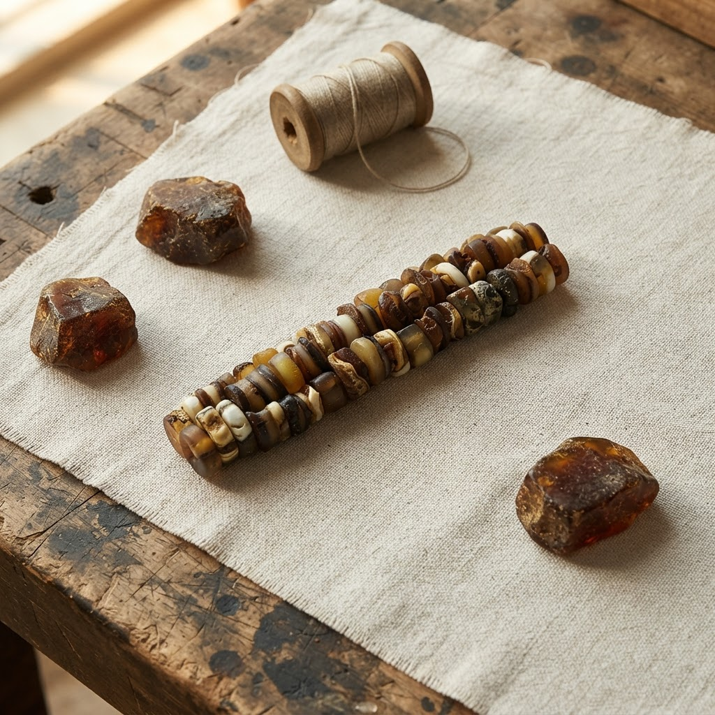 Margaret's Amber™ Sorrel Midnight Raw Amber Bracelet
