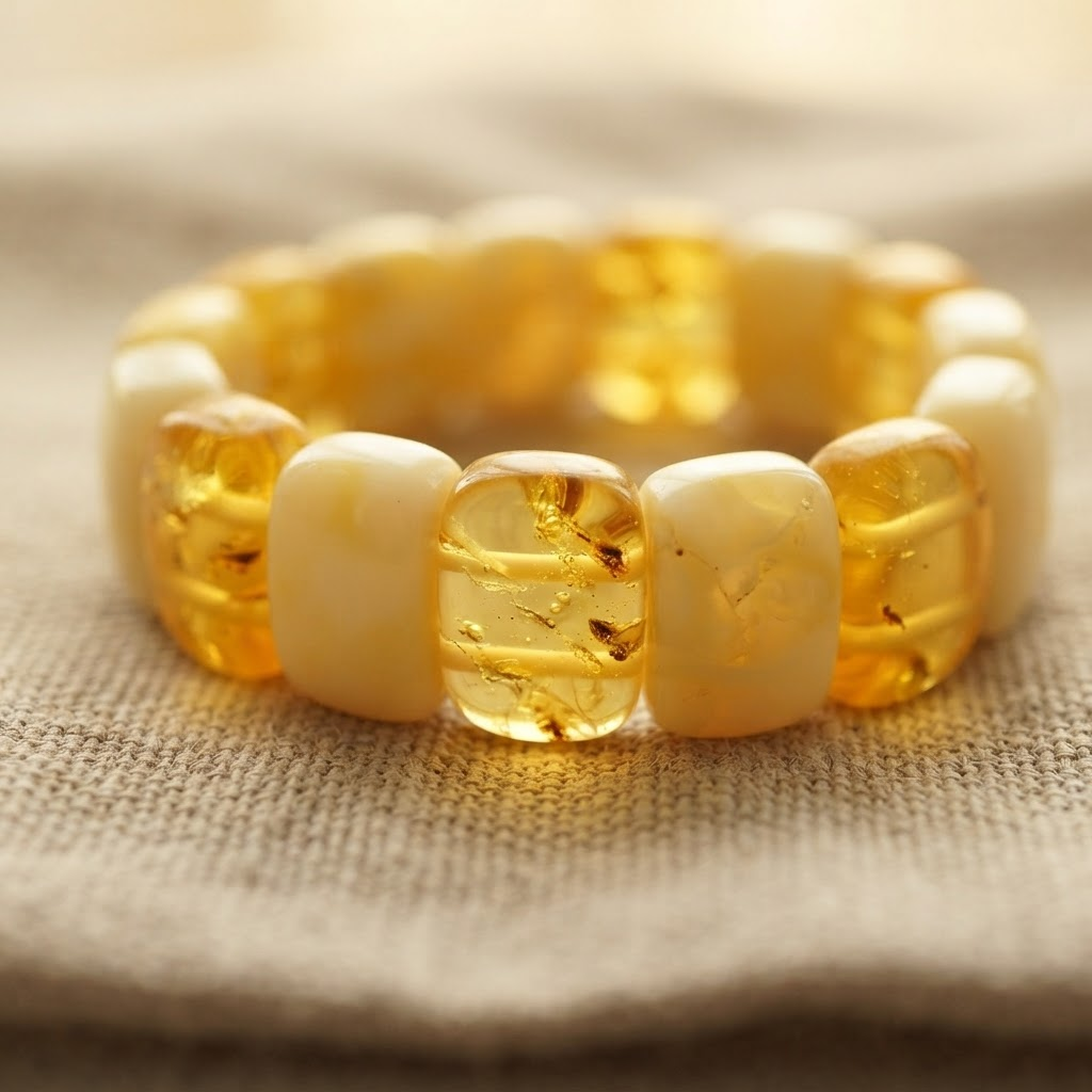 Margaret's Amber™ Willow Rainbow Amber Bracelet