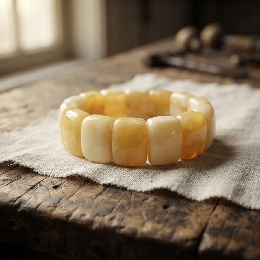 Margaret's Amber™ Willow Rainbow Amber Bracelet