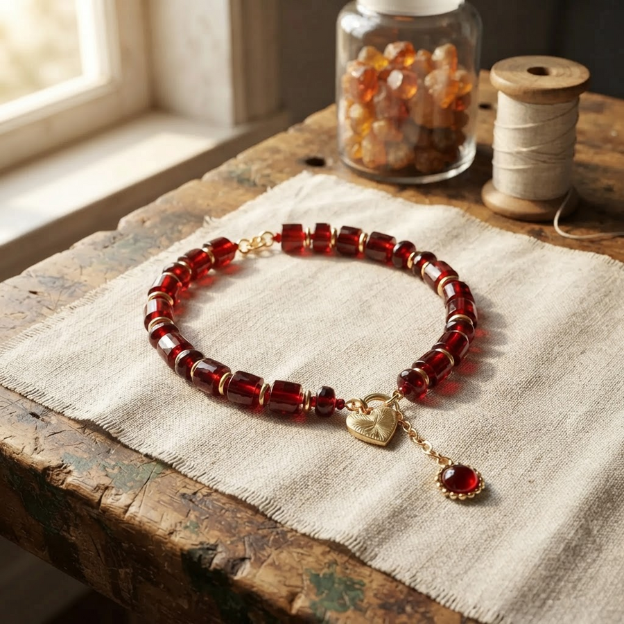 Margaret's Amber™ Reed Amber Necklace