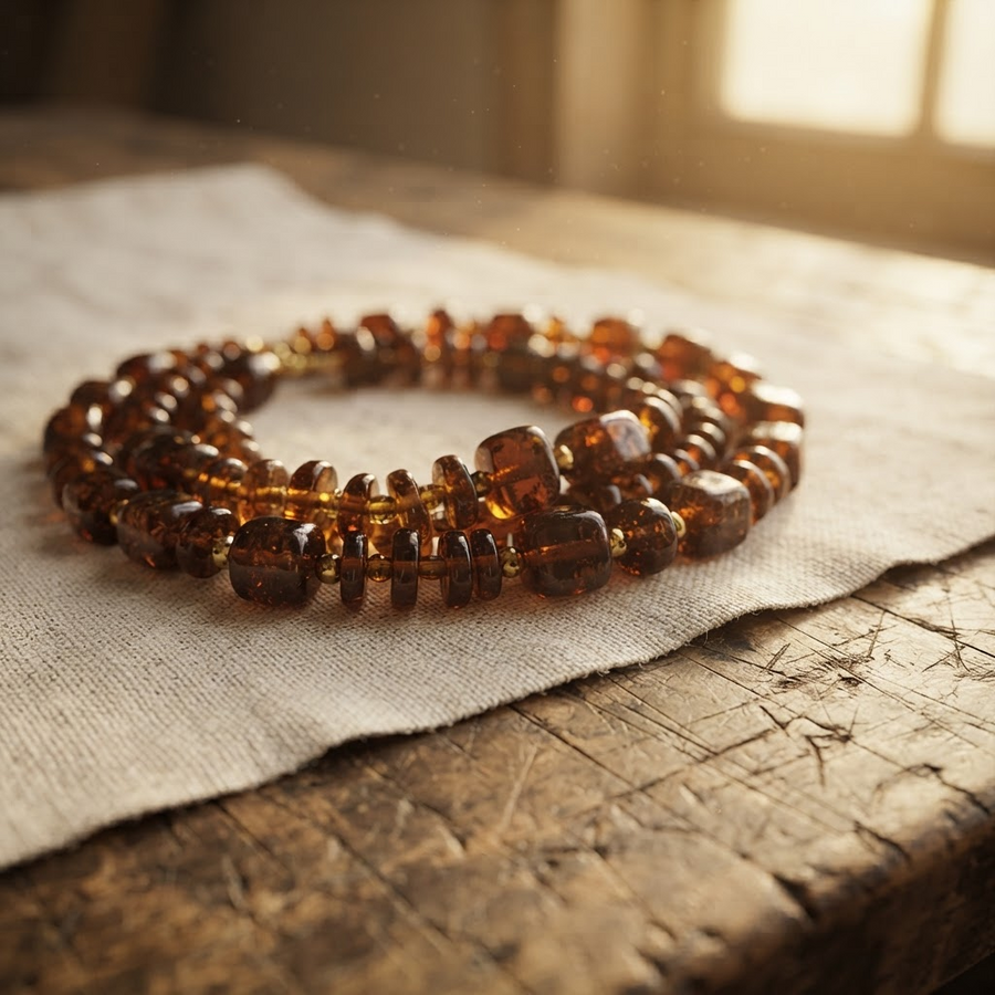 Margaret's Amber™ Iris Amber Necklace