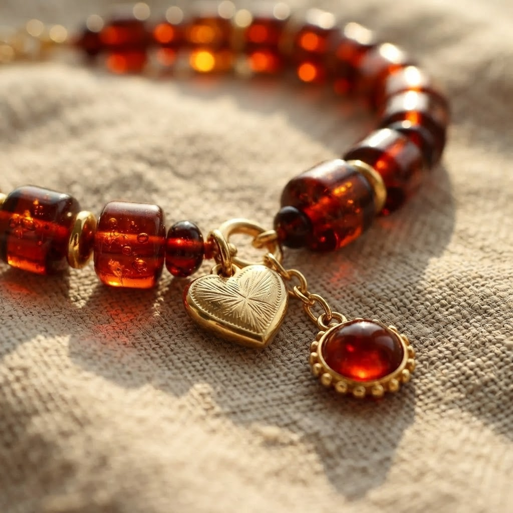Margaret's Amber™ Reed Amber Necklace