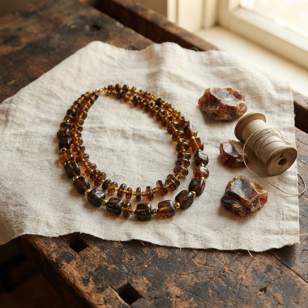 Margaret's Amber™ Iris Amber Necklace