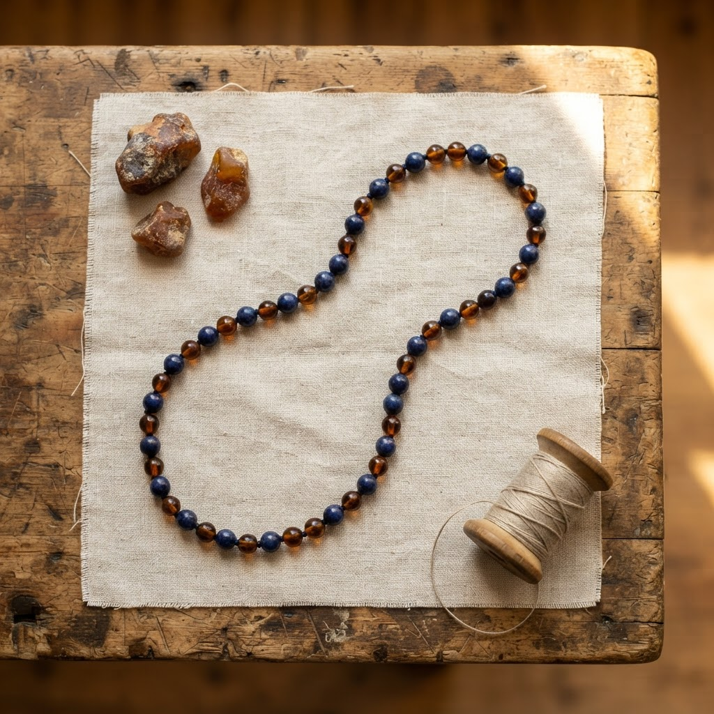Margaret's Amber™ Sparrow Amber Necklace