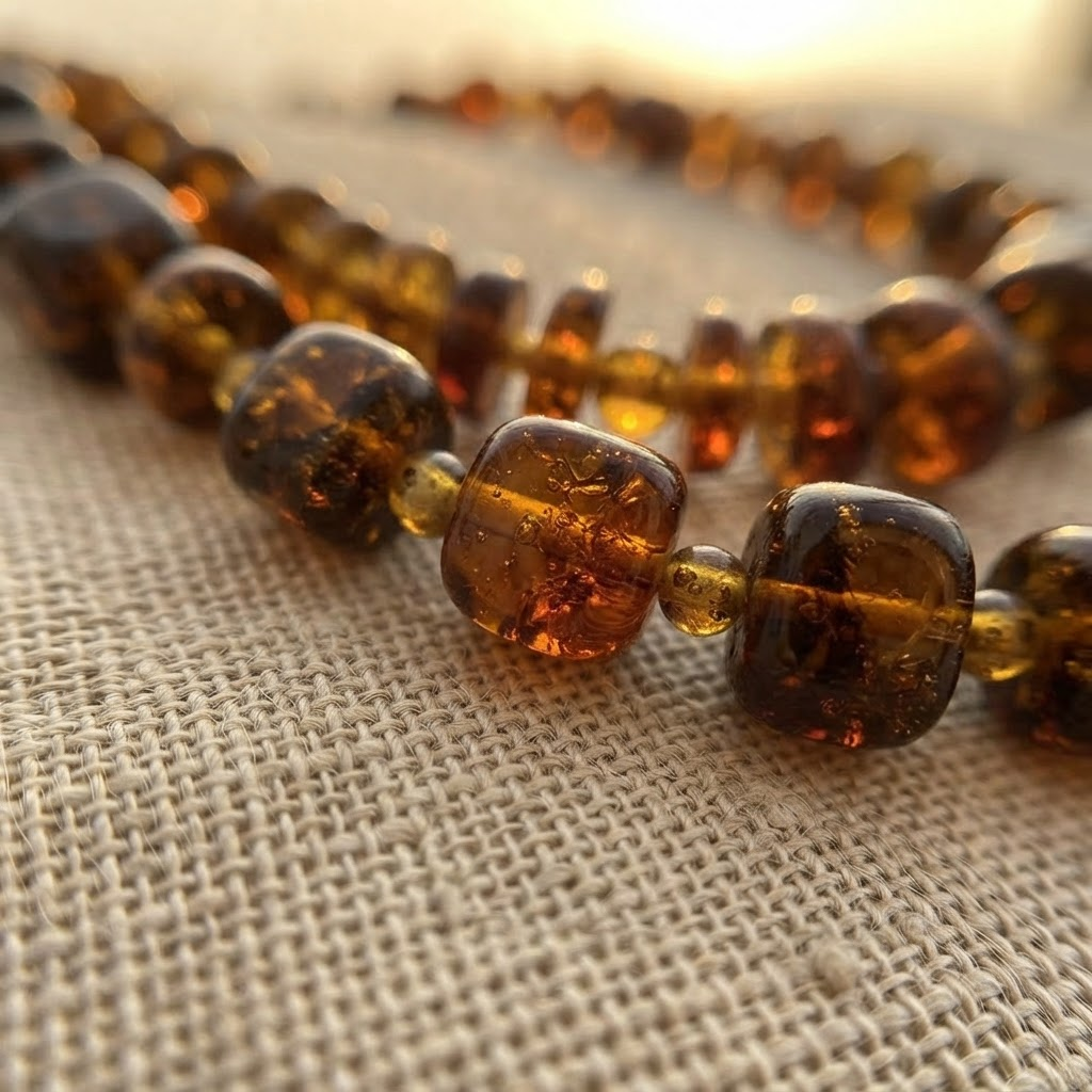 Margaret's Amber™ Iris Amber Necklace