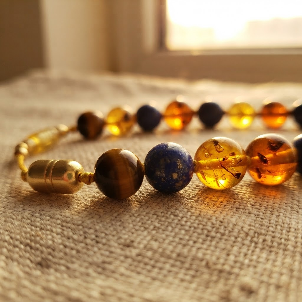 Margaret's Amber™ Sparrow Amber Necklace