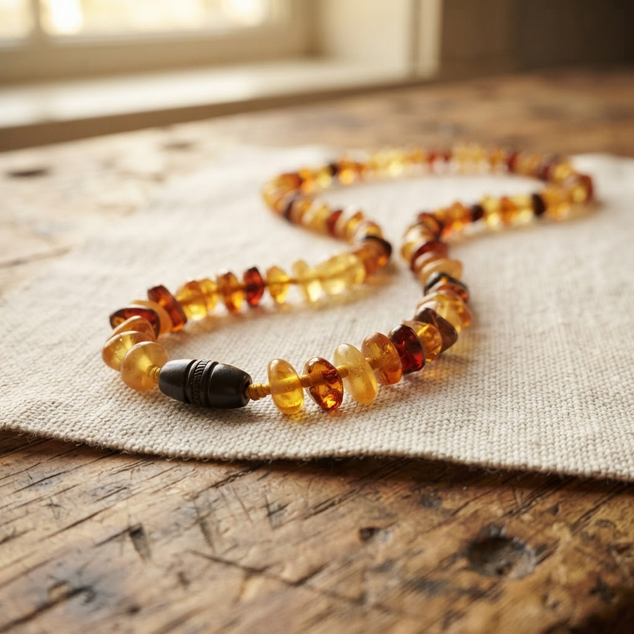 Margaret's Amber™ Dawn Raw Amber Necklace
