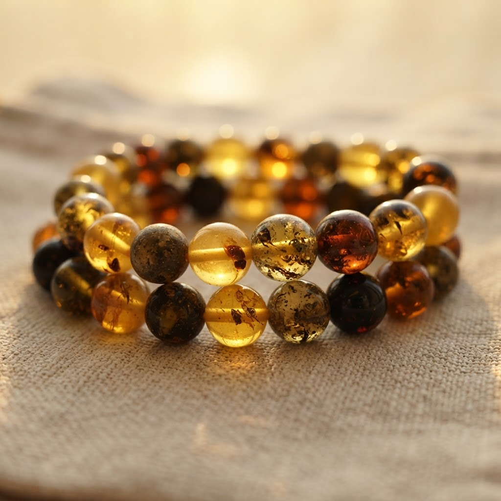 Margaret's Amber™ Hearth Wildflower Amber Bracelet