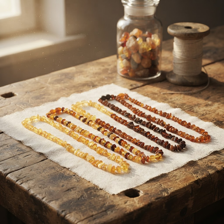 Margaret's Amber™ Dawn Raw Amber Necklace